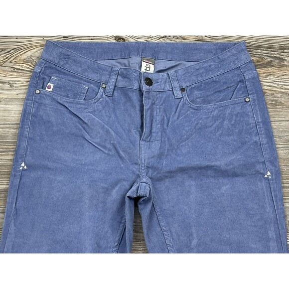Stio Womens 8R Rivet Cord Pants Corduroy Skinny Blue Pockets Stretch 31x31 - Picture 2 of 15